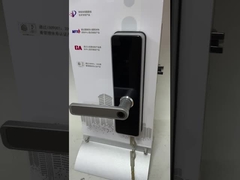स्मार्ट डोर लॉक कीलेस एनएफसी/आईसी कार्ड अनलॉक टचस्क्रीन कीपैड होटल एपीपी