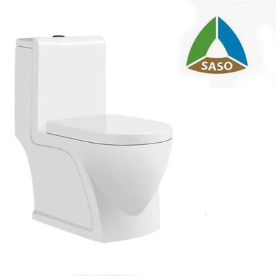 एसएएसओ स्वीकृत बाथरूम स्वच्छता उपकरण फ्लश शौचालय एक टुकड़ा अलमारी