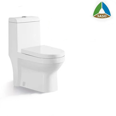 धोने के लिए साफ सफेद सिरेमिक शौचालय 670x370x760 मिमी साफ करने में आसान