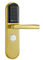 पीवीडी सोना स्मार्ट इलेक्ट्रॉनिक डिजिटल आईसी कार्ड पासवर्ड डोर लॉक (SUS304)