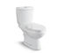 नरम समापन दो टुकड़े शौचालय धोने के लिए फ्लशिंग प्रकार OEM